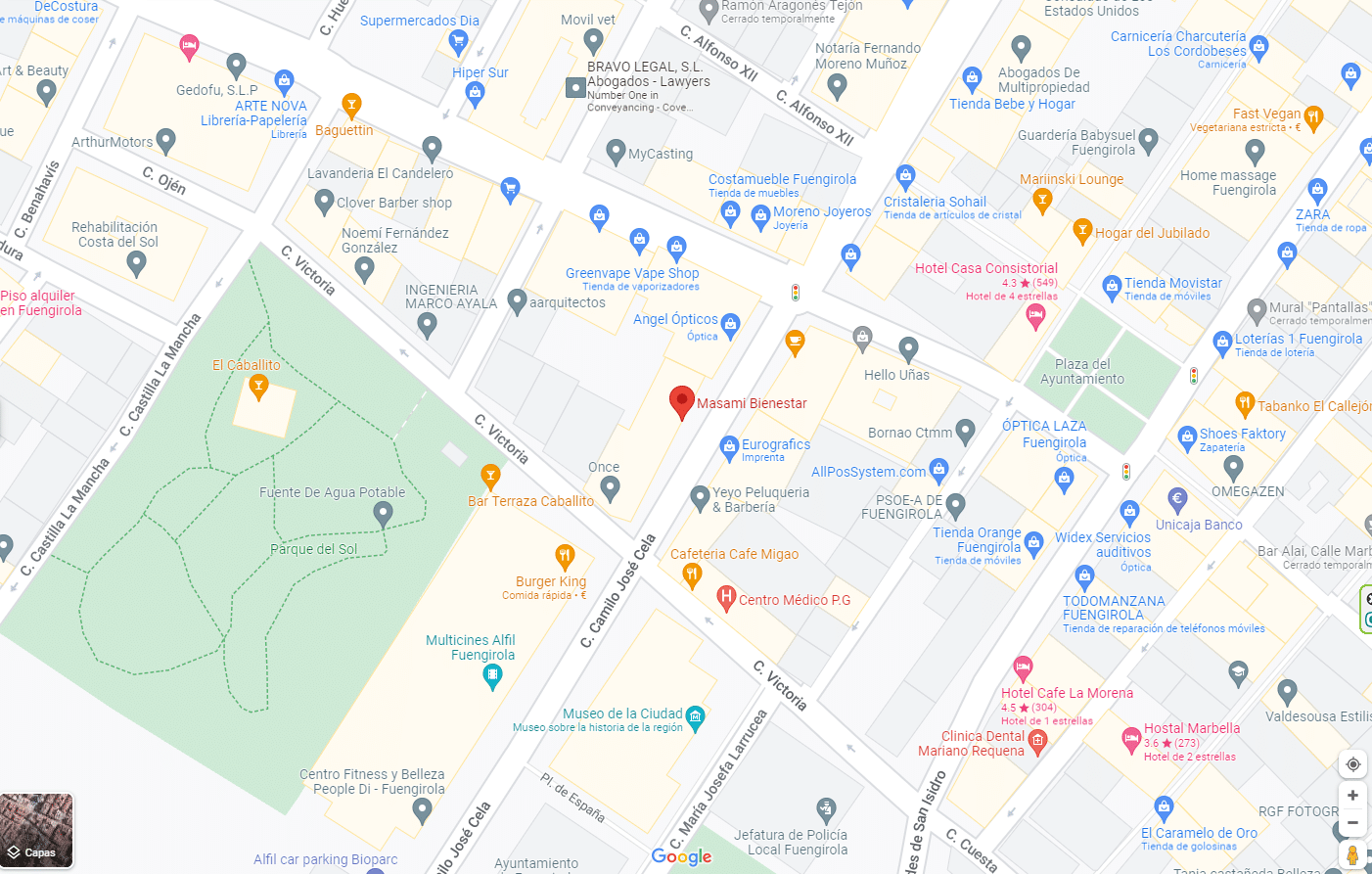 Mapa Masami